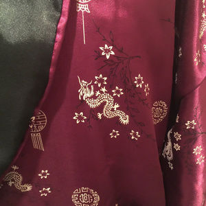 Intimates & Sleepwear - Reversible Kimono Robe Embroidered Dragon Purple Intimates & Sleepwear - Reversible Kimono Robe Embroidered Dragon Purple
